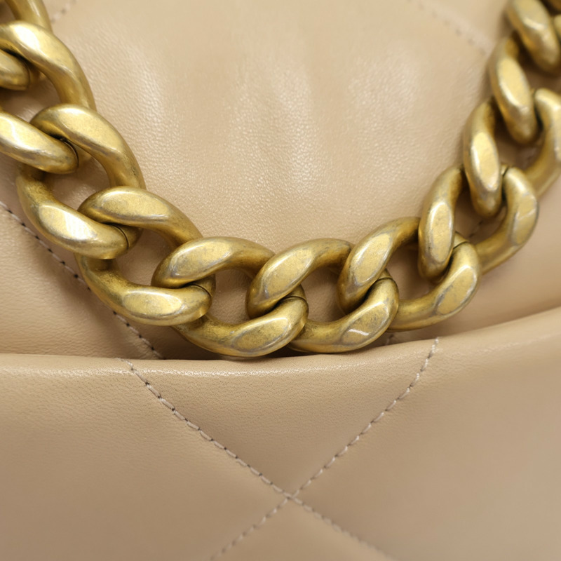 淺褐色 菱格紋 羊皮 19 bag 肩背包 AS1160【CHANEL 香奈兒】 AS1160-14