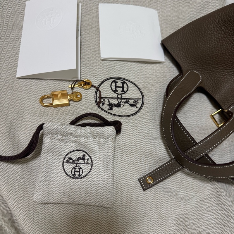 HERMES 菜籃子18 K刻大象灰-10
