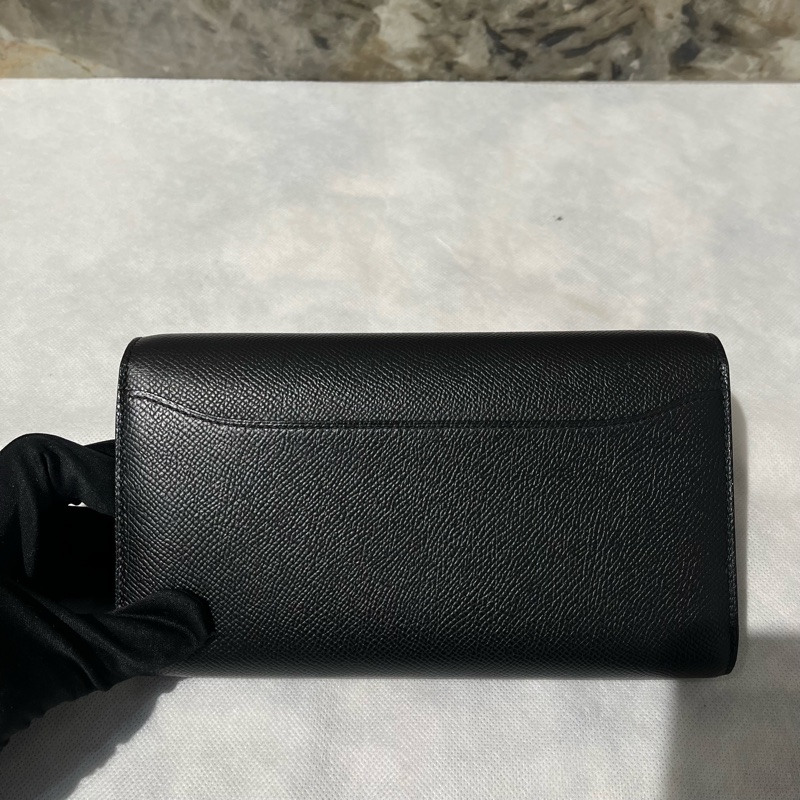 Hermes 黑 Epson 牛皮金釦Constance To Go-5