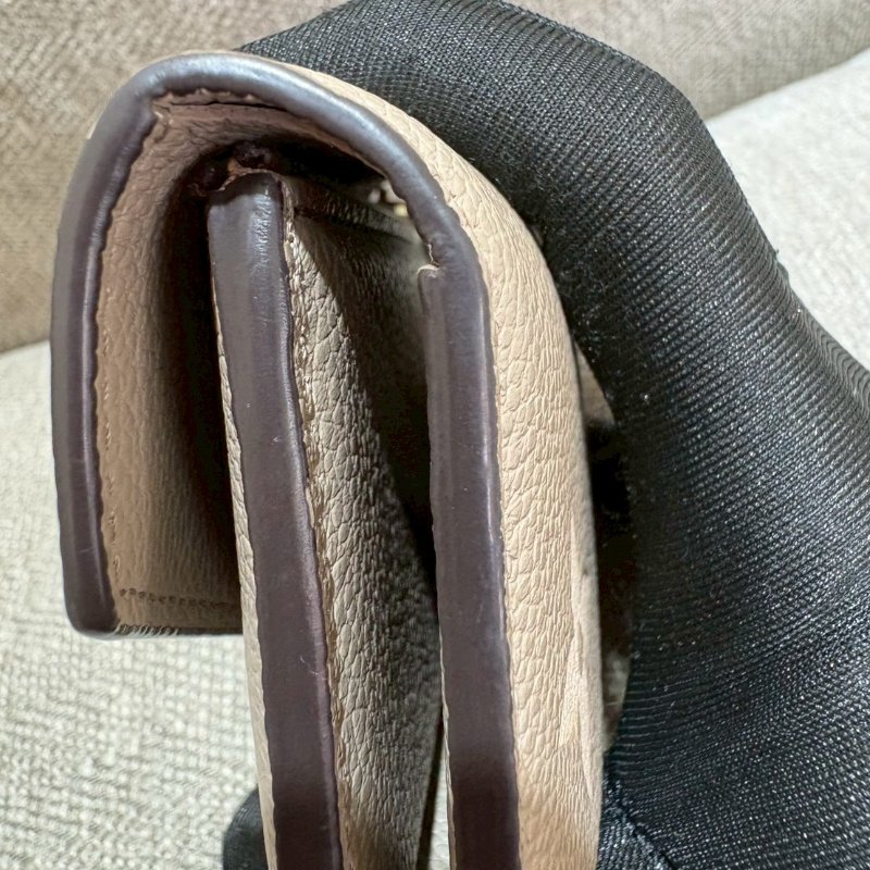 LV Victorine 斑鳩灰奶油色錢包-9