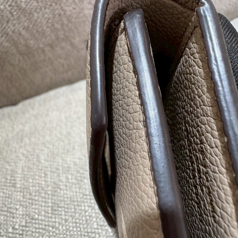 LV Victorine 斑鳩灰奶油色錢包-10