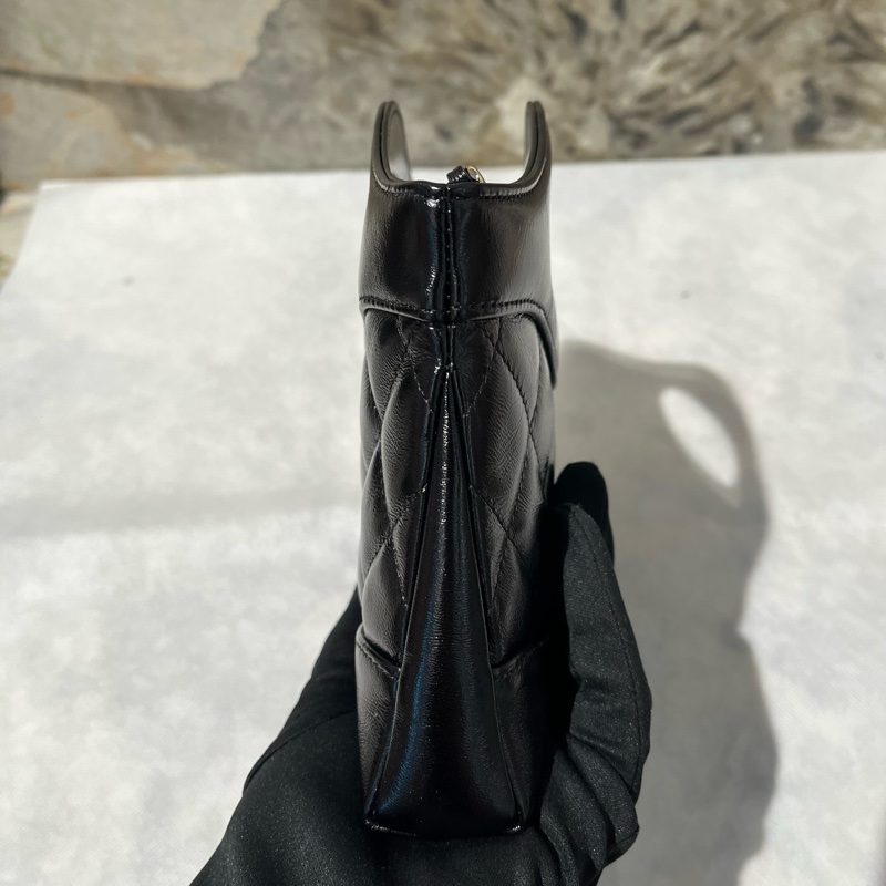 Chanel 黑金牛皮 Nano 31包-1