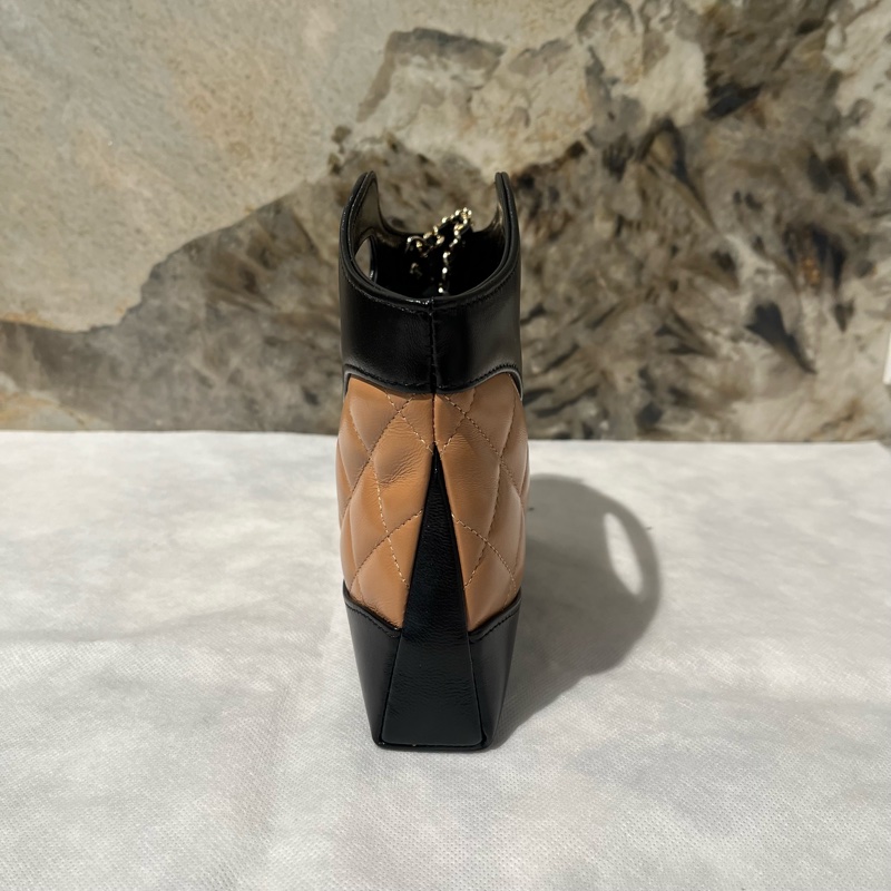 Chanel 黑奶茶油蠟皮 nano 31包-4