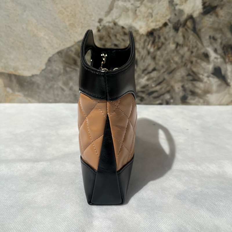 Chanel 黑奶茶油蠟皮 nano 31包-5