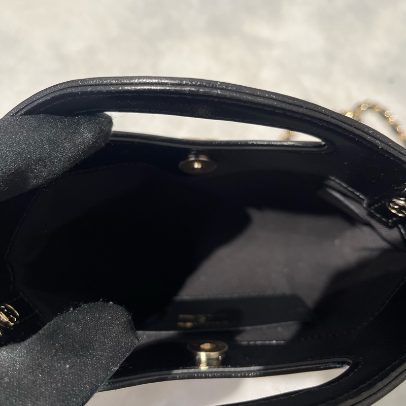 Chanel 黑奶茶油蠟皮 nano 31包-7