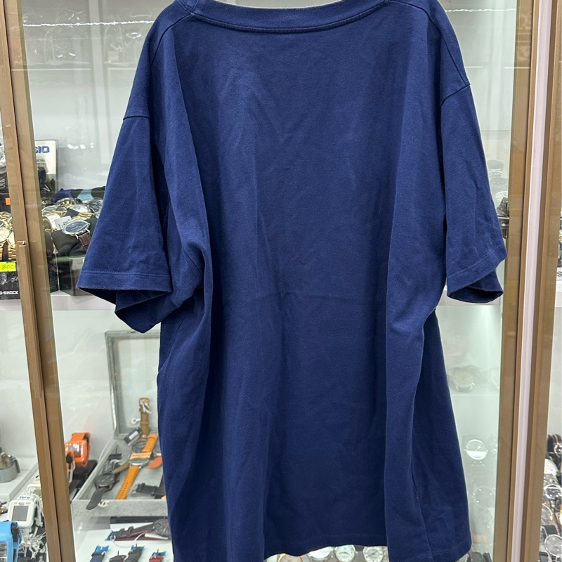 Gucci 藍色 雙G唱片字母logo短袖 M碼-1