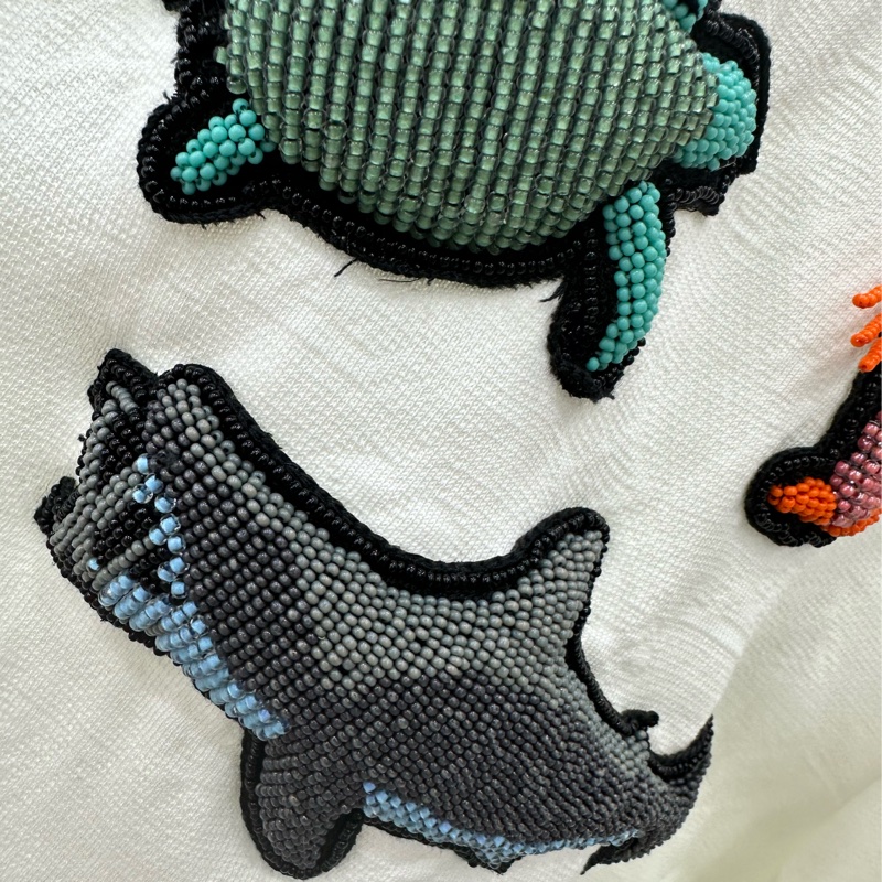 LV路易威登海洋生物串珠短袖T卹 XL-2