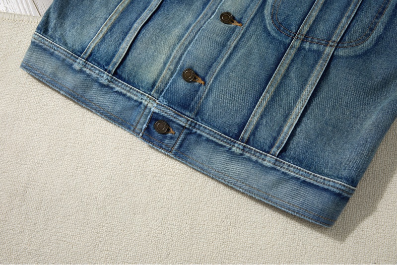 ❤️ YSL 復古牛仔馬甲-4