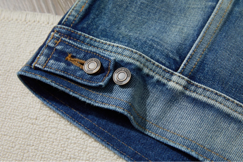 ❤️ YSL 復古牛仔馬甲-5