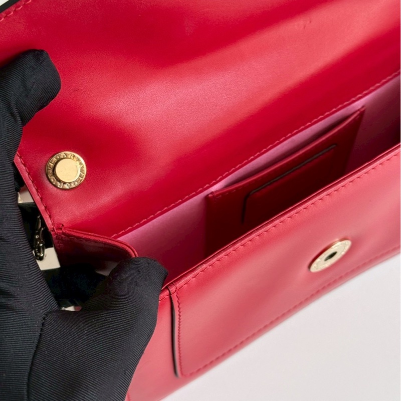 99新🆕 Bvlgari 寶格麗 Serpenti Forever斜揹包 紅色❤️-12