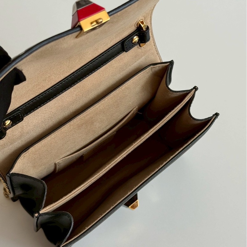 98新🤎 Fendi 芬迪 Kan I 老花鏈條包 小號-12