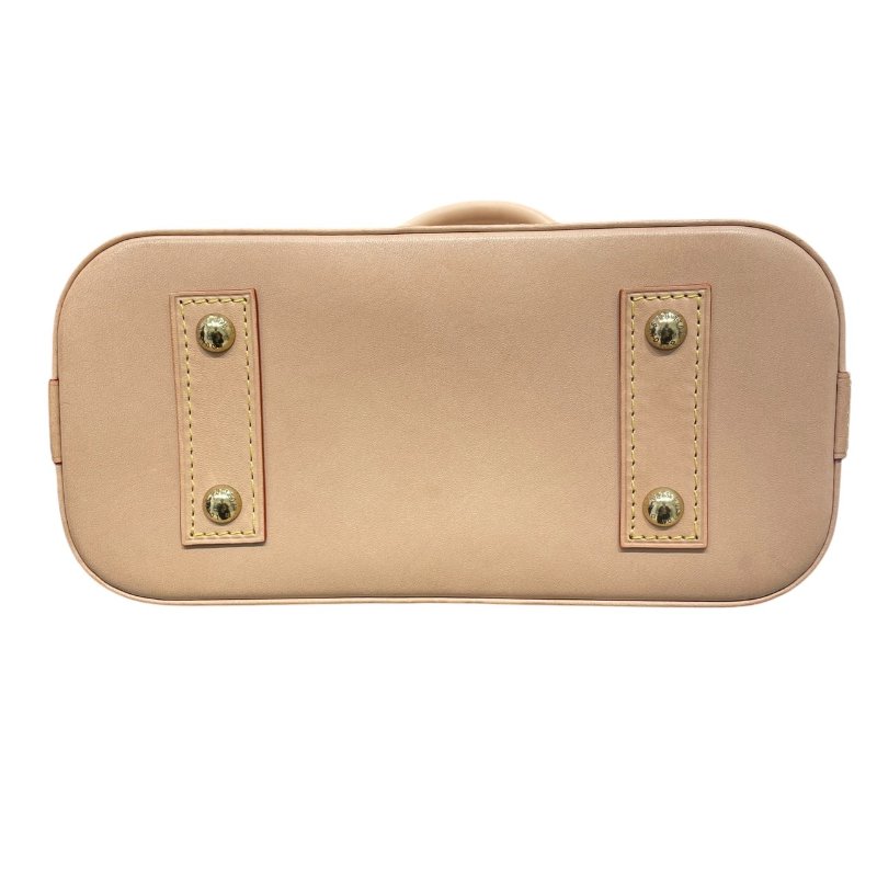 LOUIS VUITTON 路易威登 M46990 ALMA BB 貝殼包 PVC帆布 老花 棕色 金釦-5