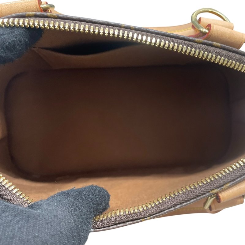 LOUIS VUITTON 路易威登 M46990 ALMA BB 貝殼包 PVC帆布 老花 棕色 金釦-12