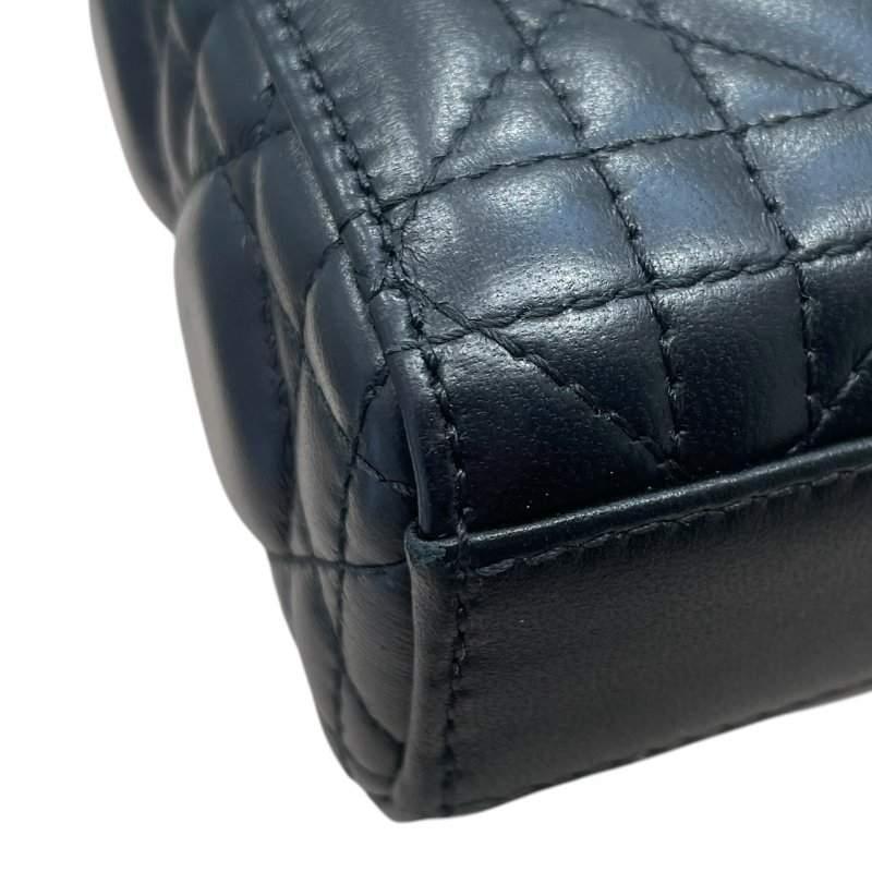 DIOR 迪奧 LADY D-JOY MICRO 黛妃包 皮革 黑色 金釦-8