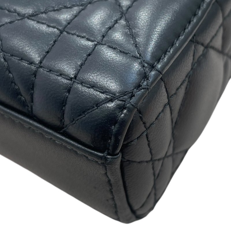 DIOR 迪奧 LADY D-JOY MICRO 黛妃包 皮革 黑色 金釦-9