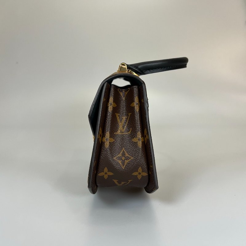 LV M46548/晶片款 雙拼色Tilsitt 扇子包-3