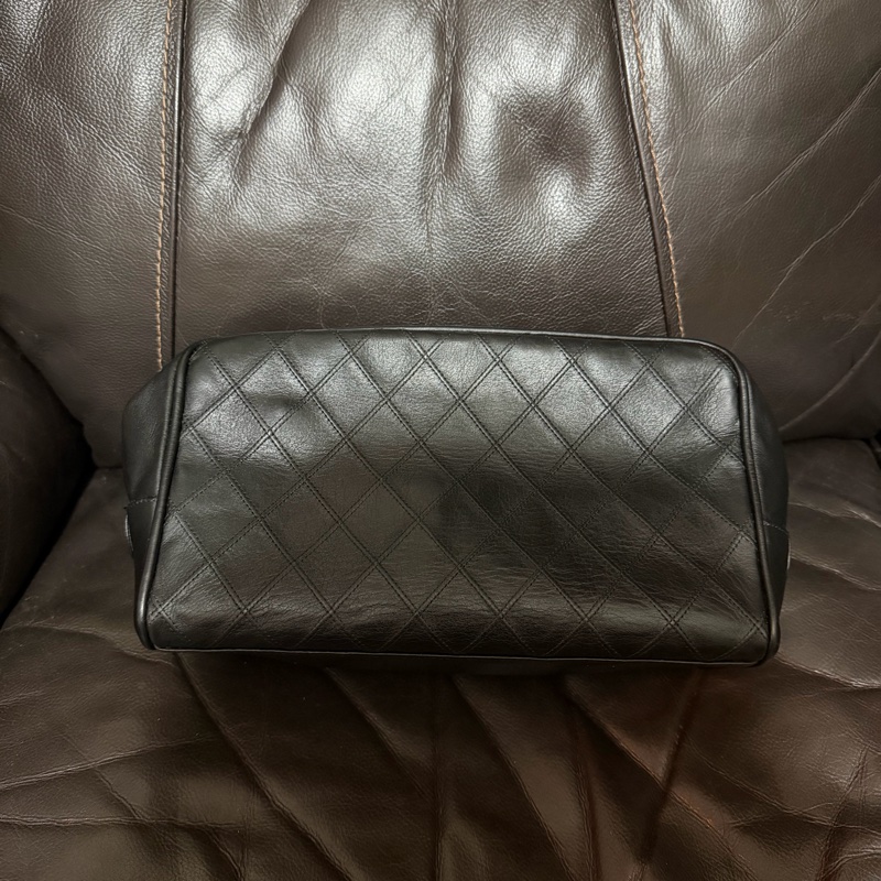 Chanel中古羊皮化妝包/化妝袋-2