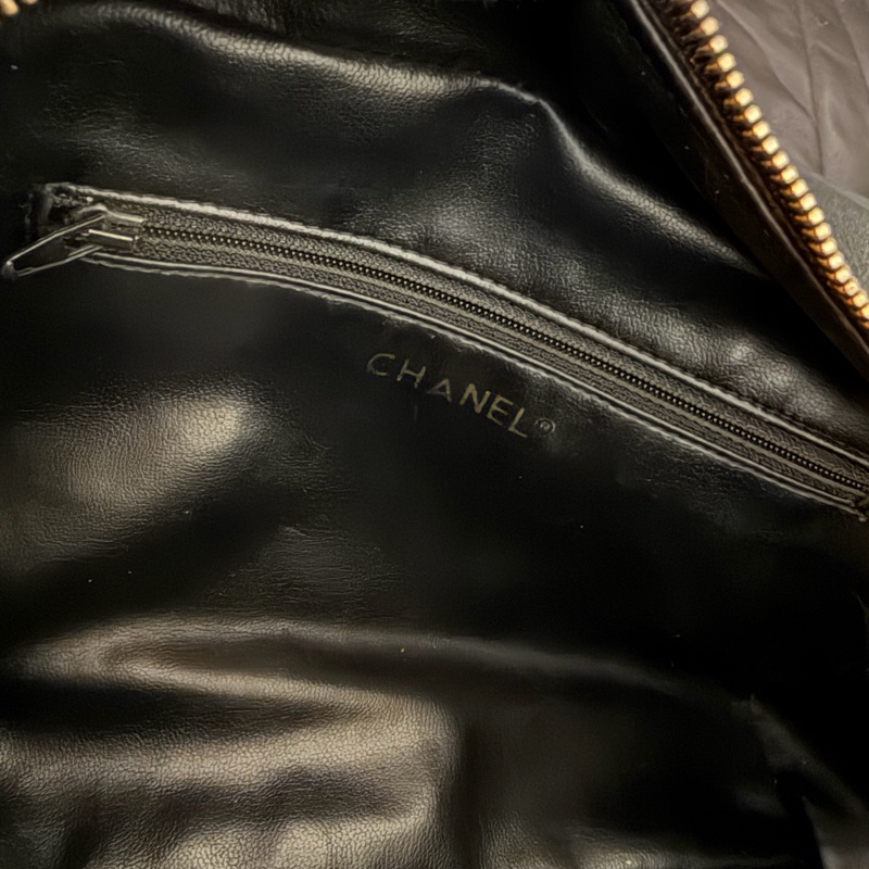 Chanel中古羊皮化妝包/化妝袋-8