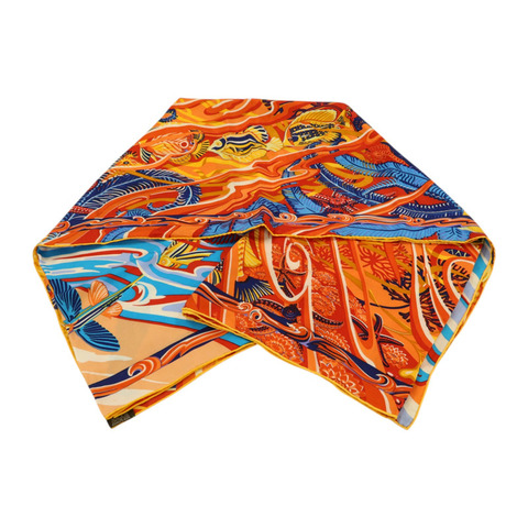 HERMES 絲質Scarf 140x140絲巾