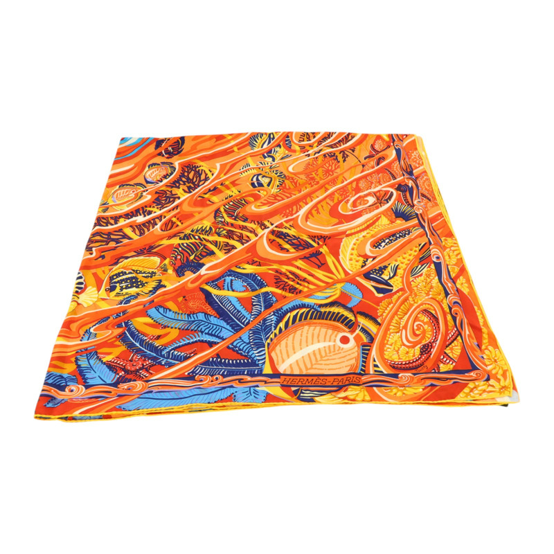HERMES 絲質Scarf 140x140絲巾-1
