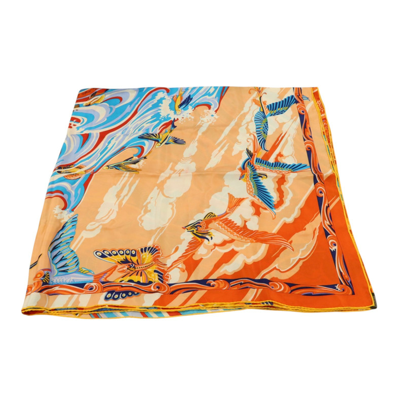 HERMES 絲質Scarf 140x140絲巾-4