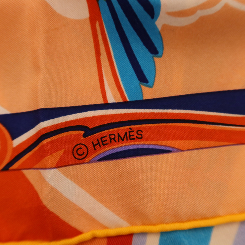 HERMES 絲質Scarf 140x140絲巾-7
