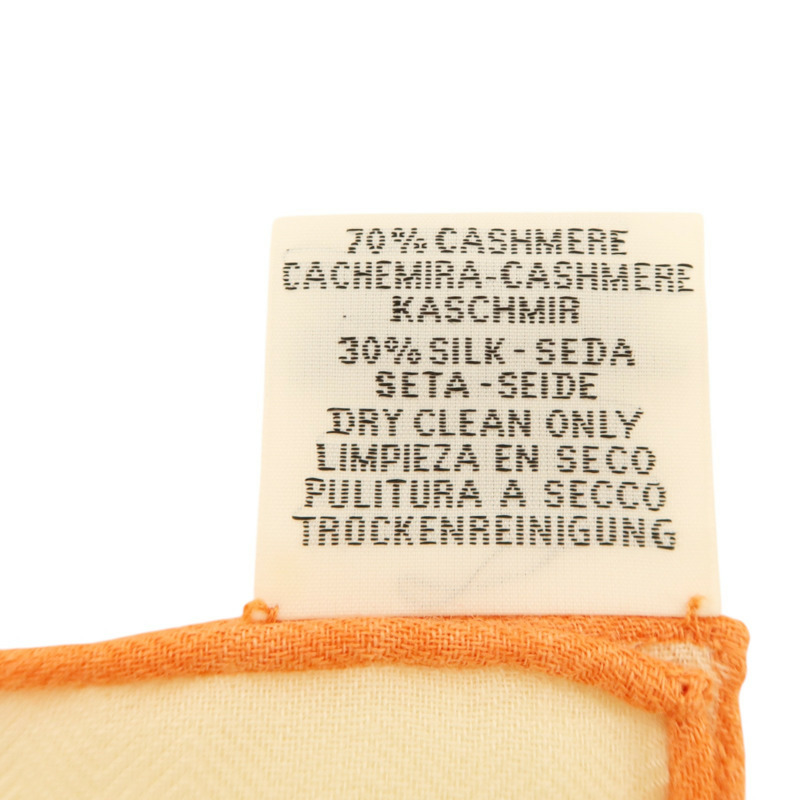 HERMES 羊絨/絲質Scarf 140x140絲巾-8