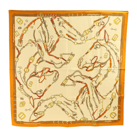 HERMES 絲質Scarf 90x90絲巾