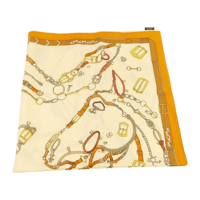 HERMES 絲質Scarf 90x90絲巾-4