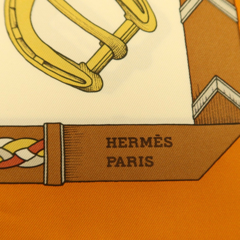 HERMES 絲質Scarf 90x90絲巾-5