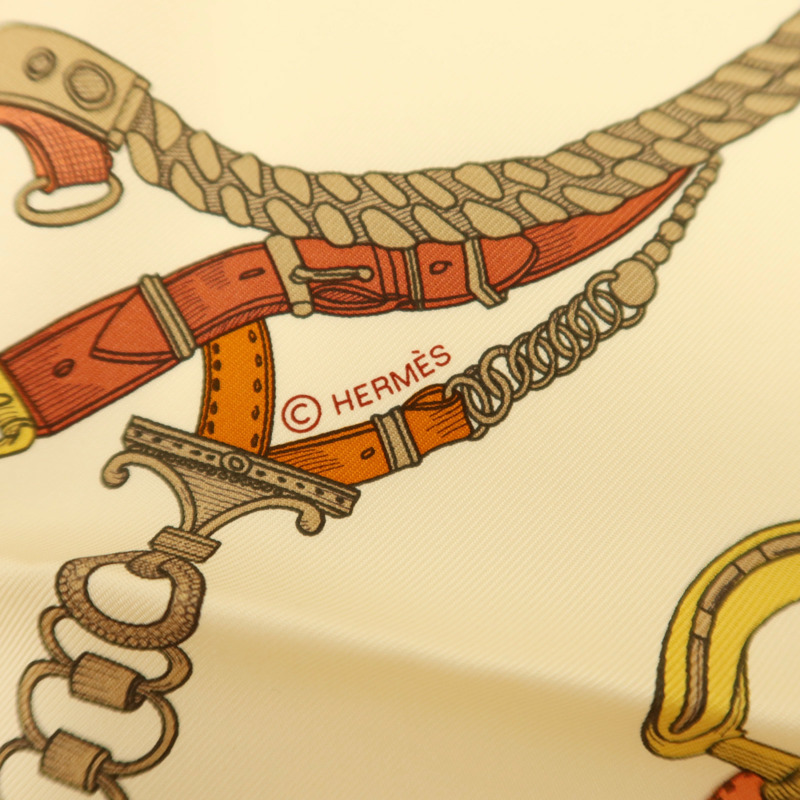 HERMES 絲質Scarf 90x90絲巾-6
