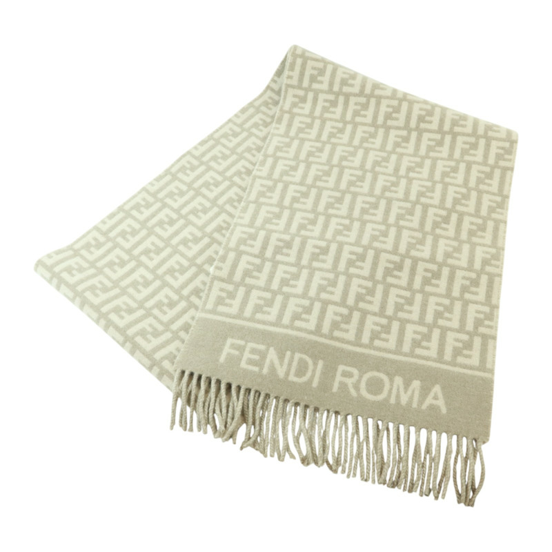 FENDI 羊毛/羊絨FF Scarf圍巾-5