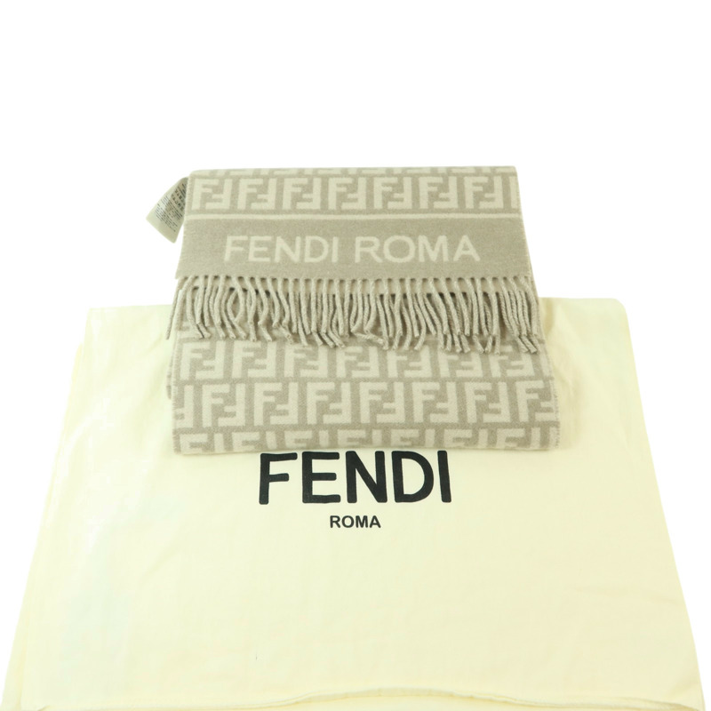FENDI 羊毛/羊絨FF Scarf圍巾-9