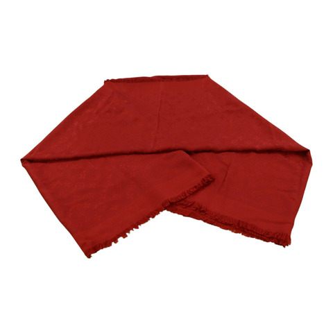 LOUIS VUITTON 羊毛/絲質Monogram Classic Shawl絲巾