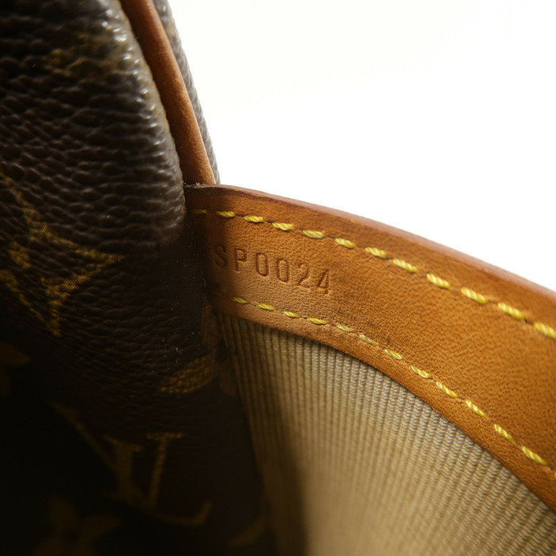 LOUIS VUITTON Monogram Reporter PM金扣肩背袋棕色-8