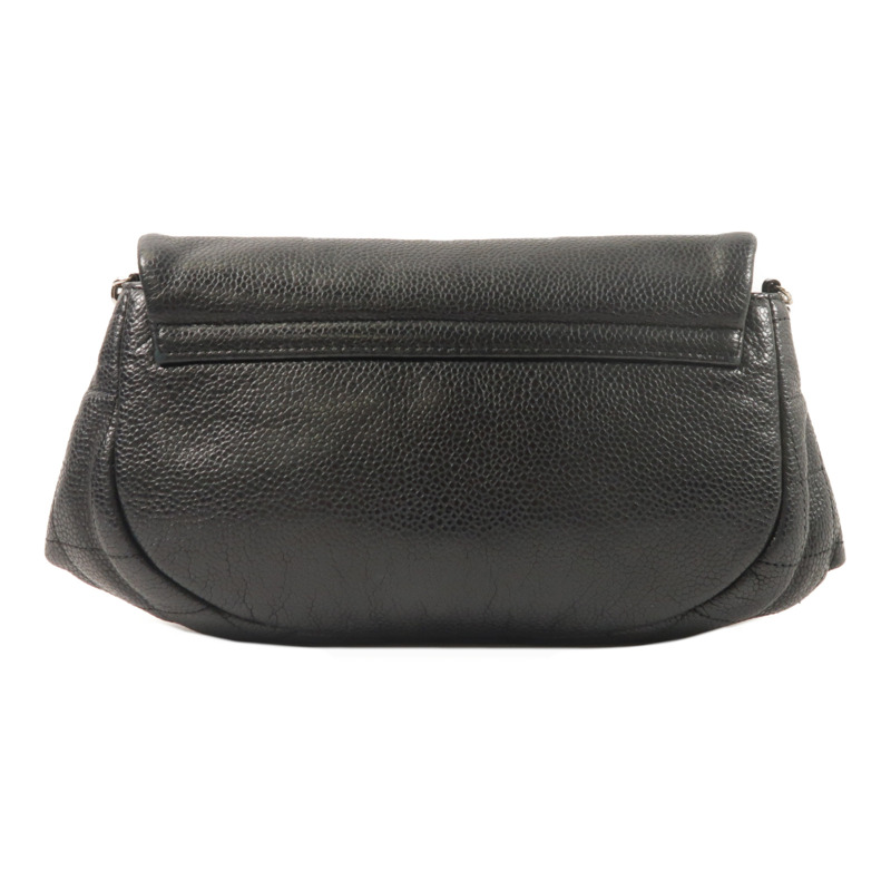 CHANEL 牛皮皮革Chain Shoulder鏈帶肩背袋-1