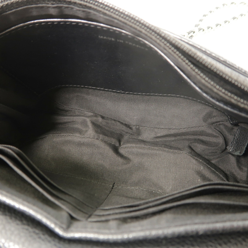 CHANEL 牛皮皮革Chain Shoulder鏈帶肩背袋-4