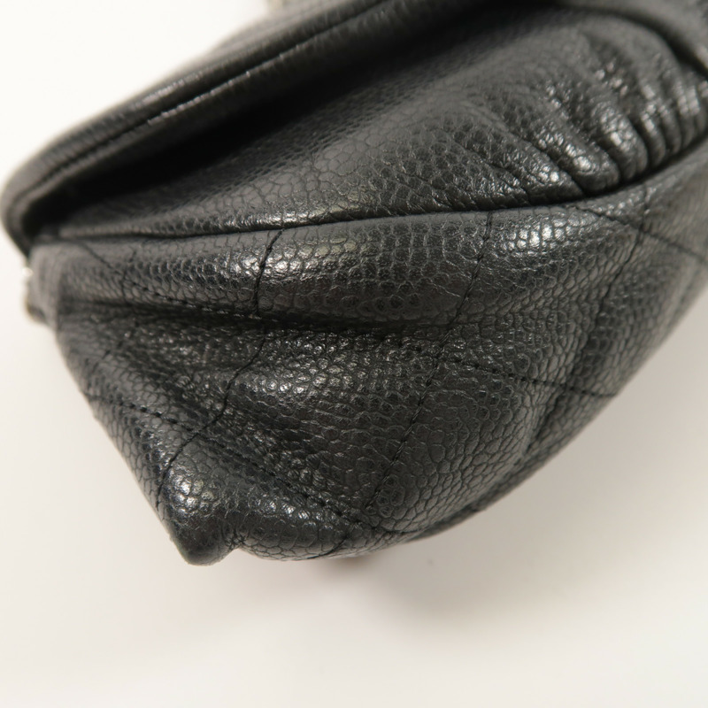 CHANEL 牛皮皮革Chain Shoulder鏈帶肩背袋-9