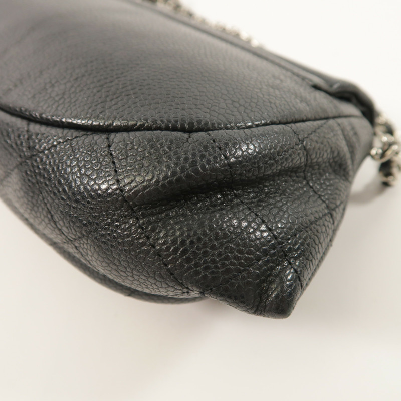 CHANEL 牛皮皮革Chain Shoulder鏈帶肩背袋-10