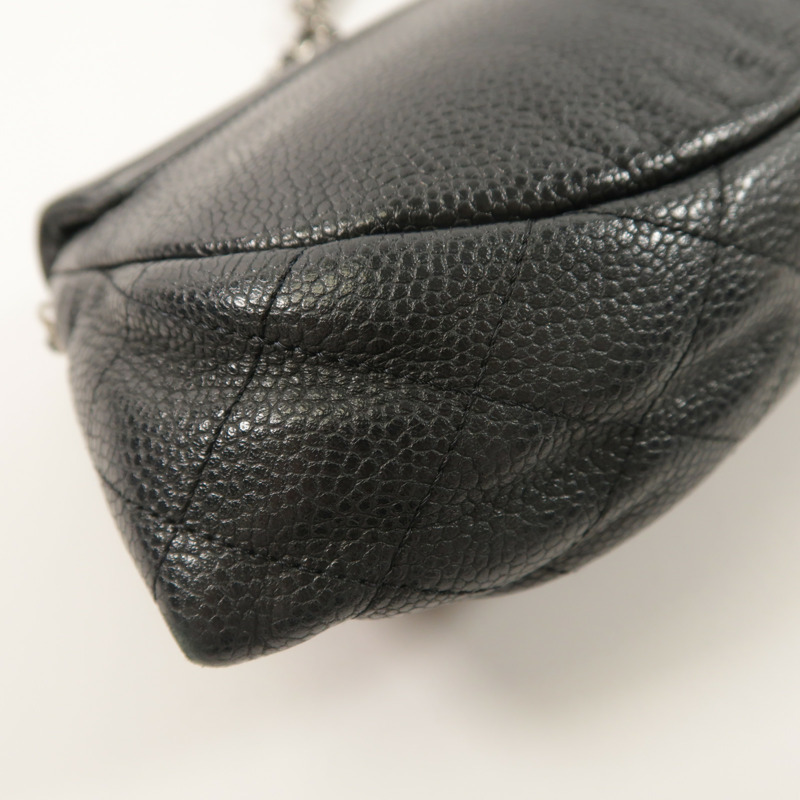 CHANEL 牛皮皮革Chain Shoulder鏈帶肩背袋-11