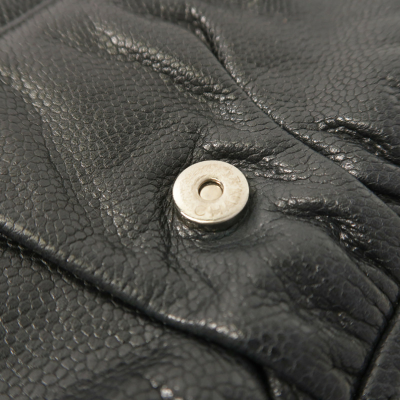 CHANEL 牛皮皮革Chain Shoulder鏈帶肩背袋-12