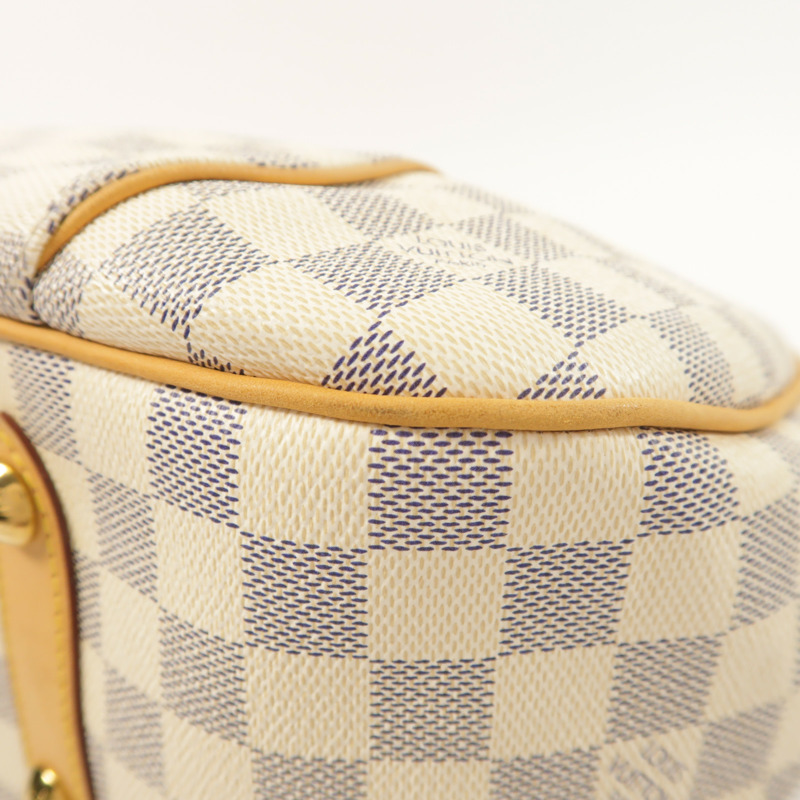 LOUIS VUITTON Damier Azur Galliera PM肩背袋-9