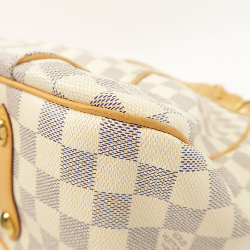 LOUIS VUITTON Damier Azur Galliera PM肩背袋-11