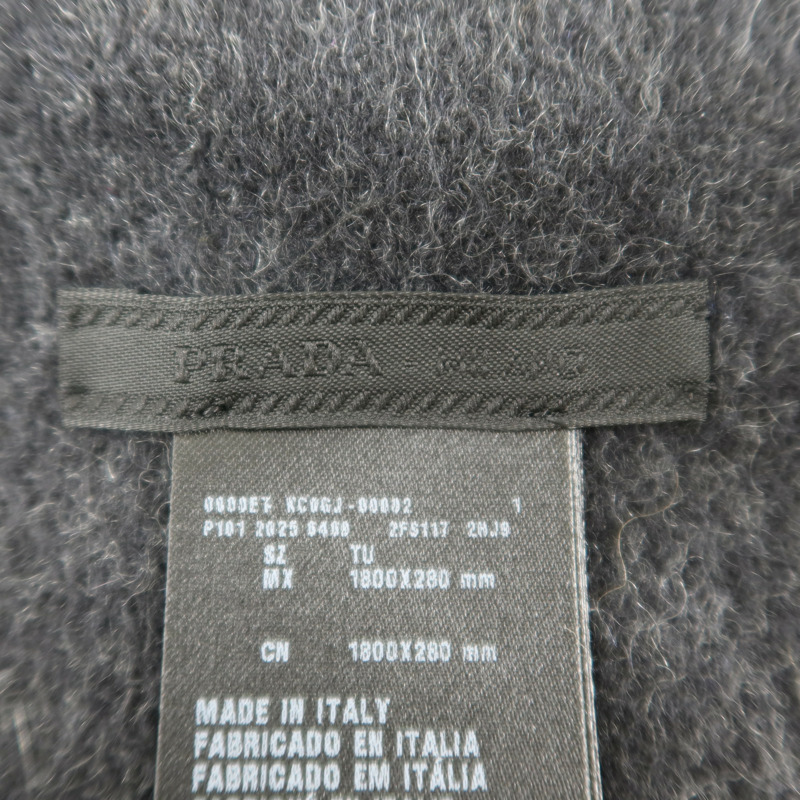 PRADA 羊絨Scarf 180x28圍巾-5