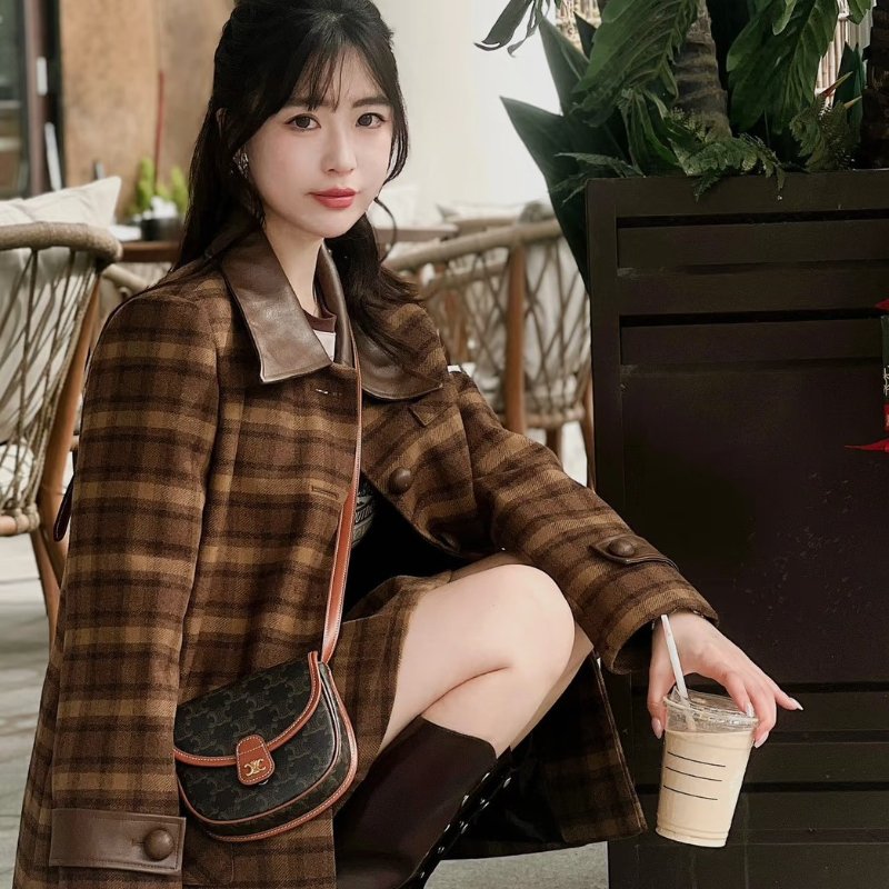 🏷Celine 瑟琳．Triomphe Mini 馬鞍包-20