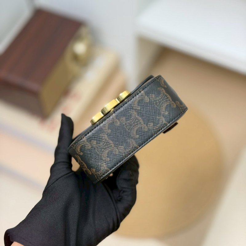 🏷Celine 瑟琳．Claude 凱旋門老花腰包/客人寄賣-12