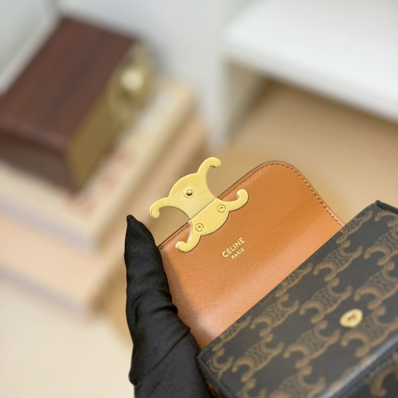 🏷Celine 瑟琳．Claude 凱旋門老花腰包/客人寄賣-16