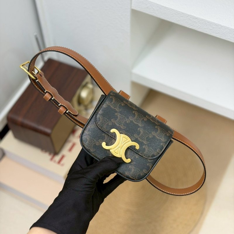 🏷Celine 瑟琳．Claude 凱旋門老花腰包/客人寄賣-22