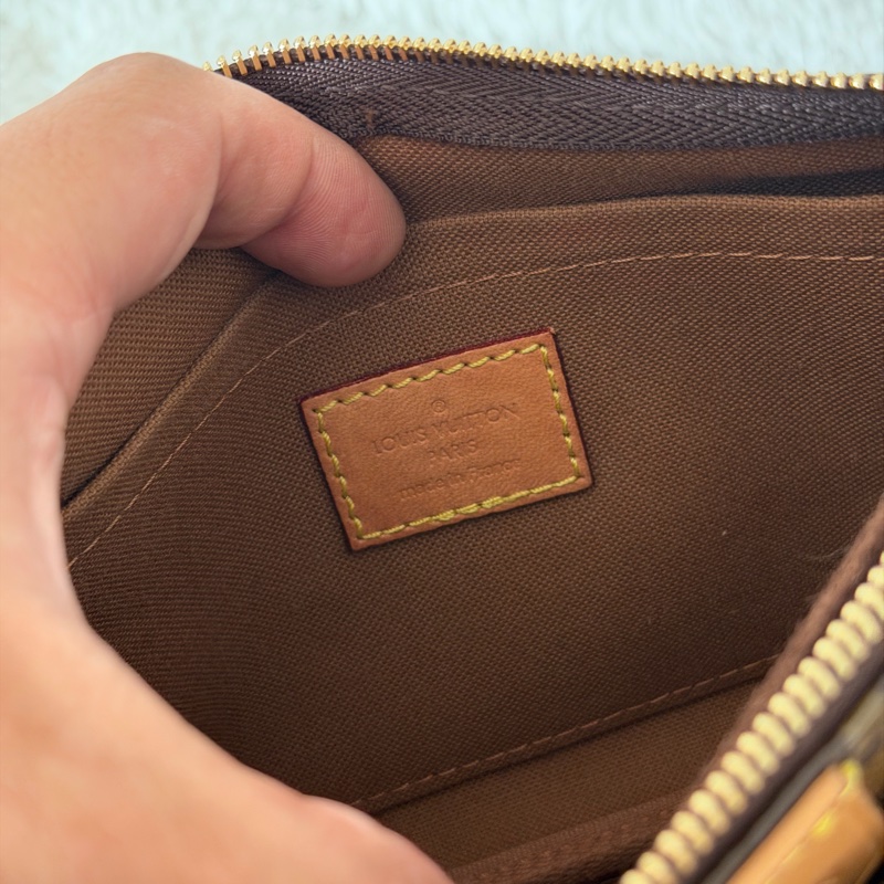 Lv 五合一麻將包(M44840)粉色肩帶-10