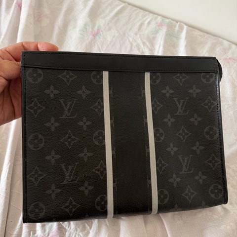 Lv藤原浩聯名閃電系列手拿包（N64440)